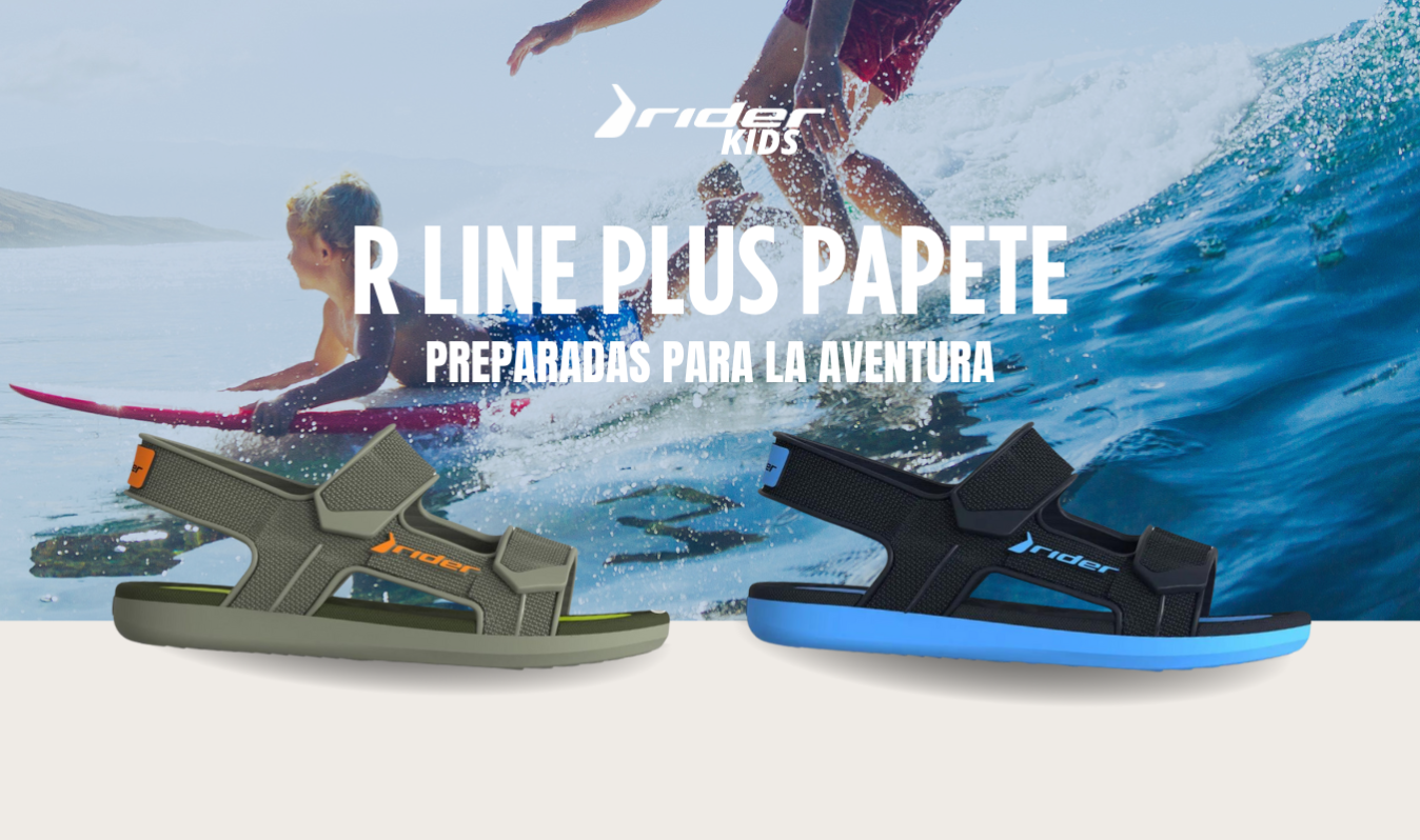 RIDER R LINE PLUS PAPETE: LAS SANDALIAS PERFECTAS PARA LOS MÁS PEQUES
